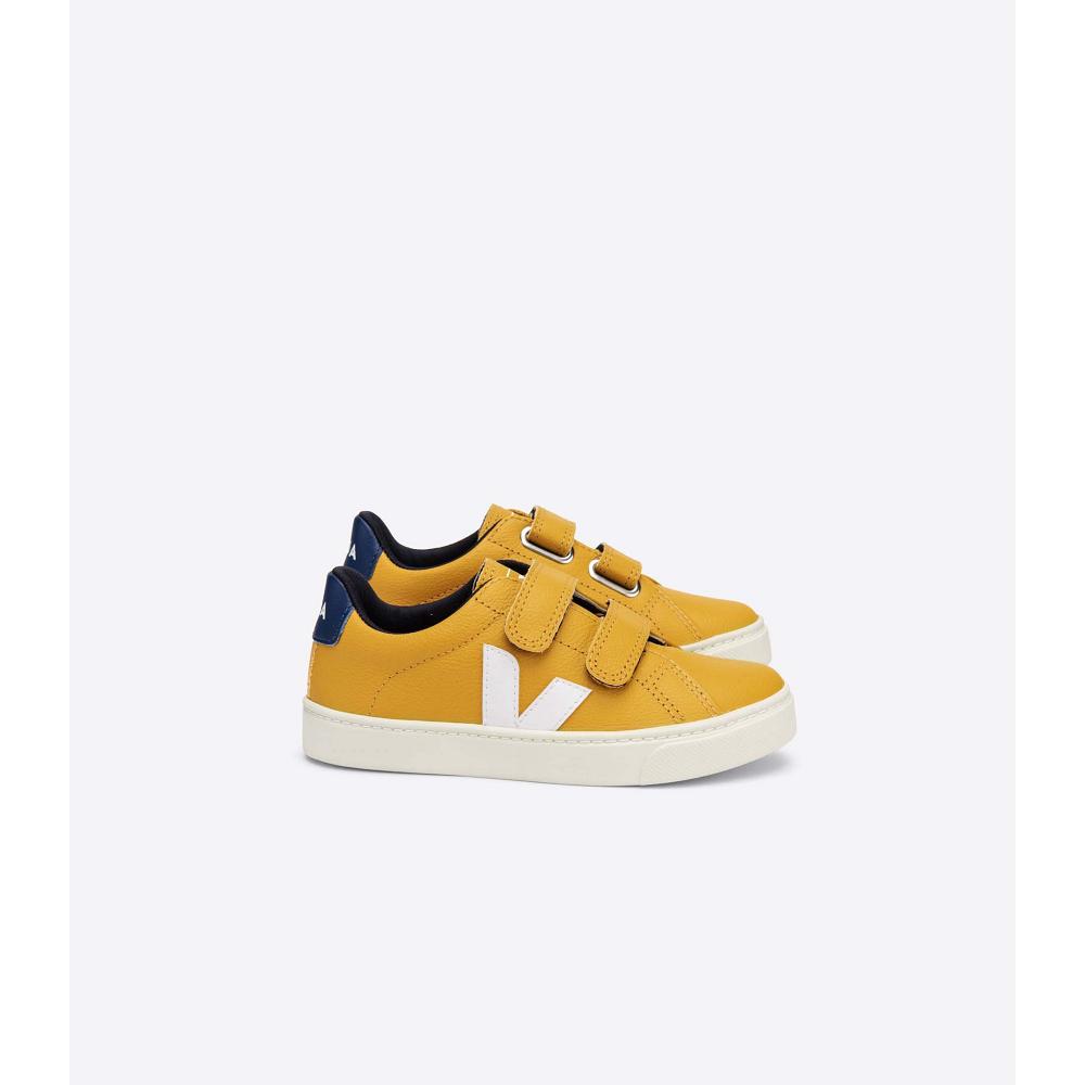 Yellow Kids\' Veja ESPLAR CHROMEFREE Shoes | AU 724JPQ